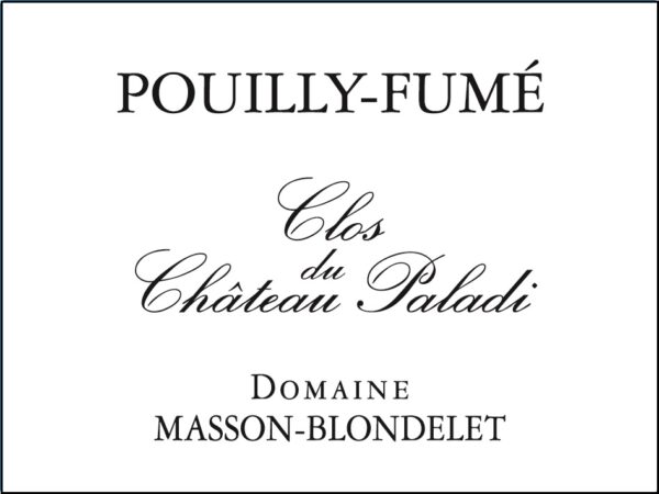 Pouilly-Fumé Clos du Château Paladi 2022